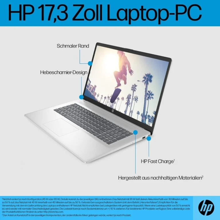 HP Laptop 17 mit Intel Core i7-1355U